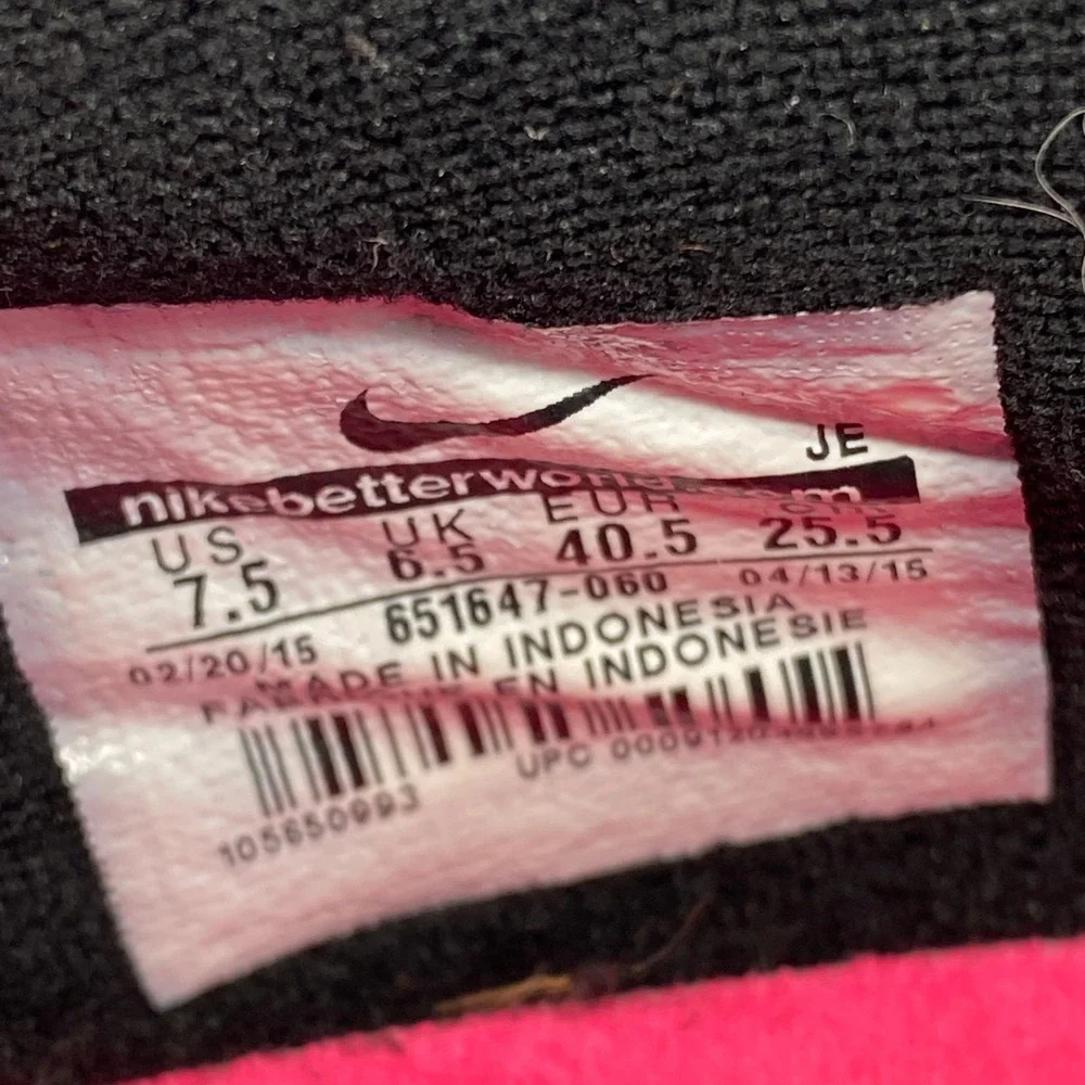 Nike Mercurial Victory V FG Soccer Cleats Womens 7.5 Grey Pink 651647-060